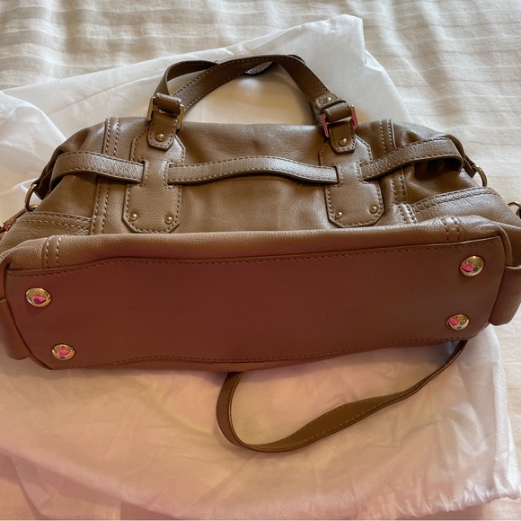 Michael Kors tan leather purse with short and long straps - Picture 3 of 6